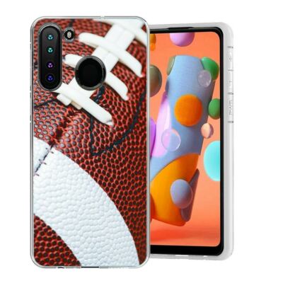 for Samsung Galaxy A21(Real Football)clear ShockProof Rugged
