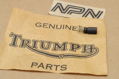 TRIUMPH 3TA 5TA T100A PRE UNIT Distributor Cap Brush And Spring NOS OEM