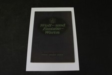 alter Druck Woll & Fantasiewaren 1912/1913 Katalog Werbung Reklame Sammler