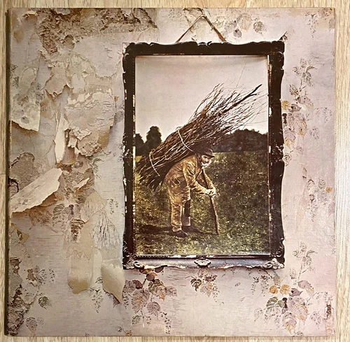 LED ZEPPELIN IV LP ROCK ATLANTIC SD 7208 VINYL RECORD 1971 VG+