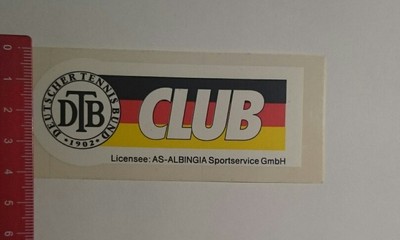 Aufkleber/Sticker: DTB Deutscher Tennis Bund 1902 Club (041216186)