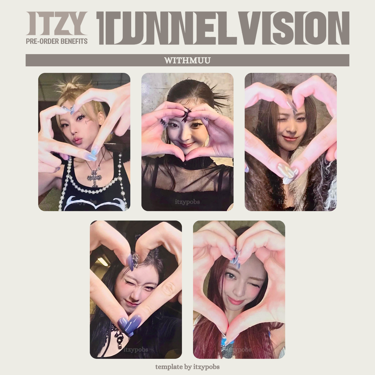 ITZY TUNNEL VISION WITHMUU MAKESTAR YES24 PRE ALBUM POB OFFICIAL