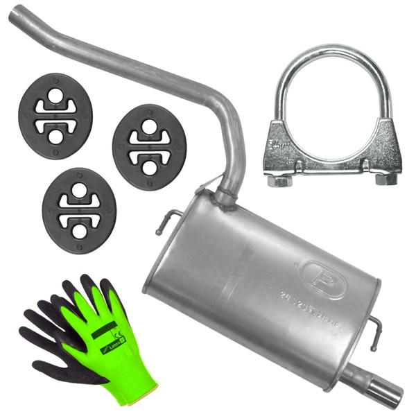 Endtopf Auspuff FüR Toyota Avensis 1 I T22 Limousine 1.6 1.8 2.0 (1997-07/2000)-image