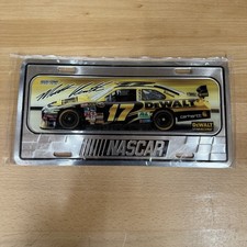 Matt Kenseth Plastic License Plate Dewalt Racing Roush #17 Nascar NEW