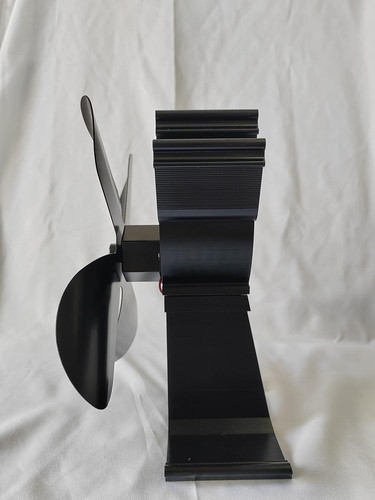 Log Burner Stove Fan Overheat Protection Silent Operation Eco Friendly 4 Blades - Picture 10 of 12