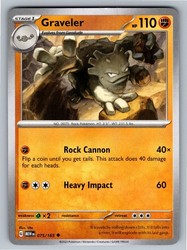 Graveler 075/165 Scarlet & Violet 151 Uncommon