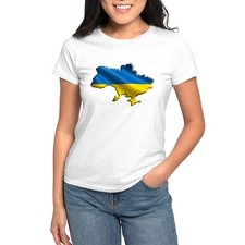 CafePress Ukraine Pride Love Ukrainian Flag T Shirt Women's T-Shirt 910928639