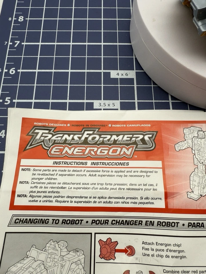 Transformers Energon Strongarm Hasbro Basic Class 2004 Omnicon Complete - Image 2 of 4