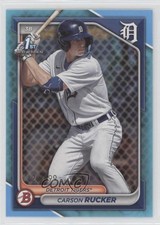 2024 Bowman Prospects Sky Blue Border 128/499 Carson Rucker #BP-65 7j4