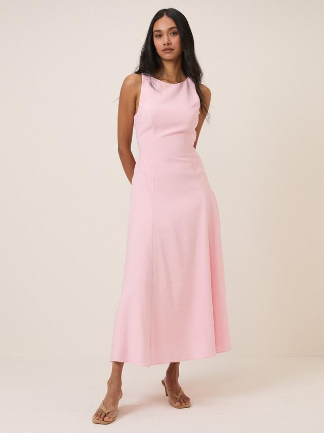 Nobody's Child Reign Women's Sleeveless A-Line Midi Dress UK-10 - Pink [Wear]