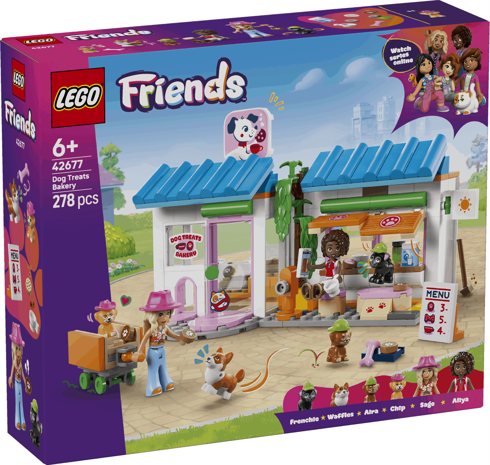 Lego Girls Green Friends Dog Treats Bakery Shop Toy - Image 4