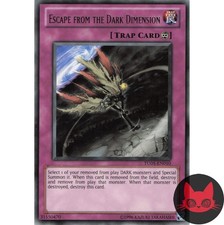 Yugioh Escape from the Dark Dimension TU05-EN010 Rare NM