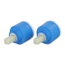 2pc 40mm Shower Lever Tap Mixer Ceramic Cartridge Bath Basin Repair Replacement
