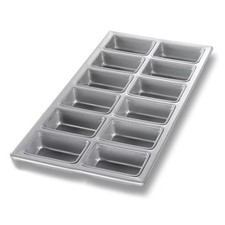 Chicago Metallic 45755 Glazed 12-Cavity Mini-Loaf Pan