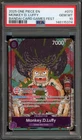 One Piece CCG Monkey.D.Luffy Bandai Card Games Fest 25-26 OP07-073 PSA 10