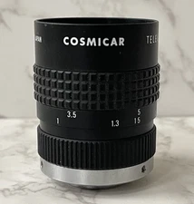 Cosmicar Television Lens 50mm 1 1.8 Made in Japan Used