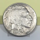 1914-S Error Buffalo Nickel Repunched 9 coin grades strong AU.  Please see pics