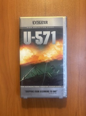 U-571 D Theater D-VHS High Definition HD Video Tape Movie DVHS D-Digital Theater