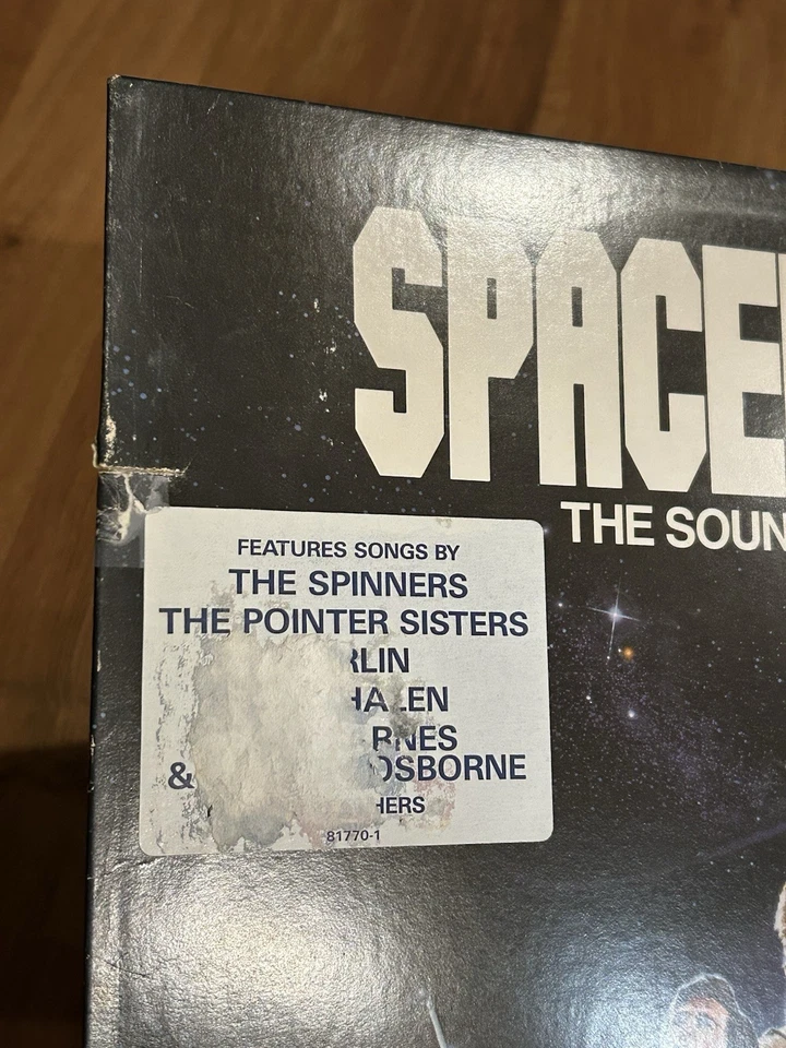 Spaceballs movie soundtrack vinyl record Rare promo stamped Mel Brooks - Imagem 4 de 4