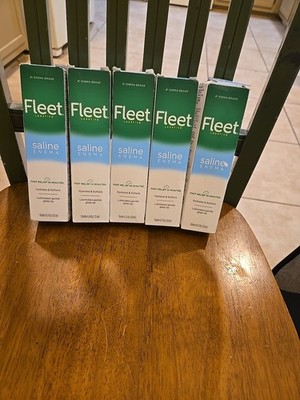 Fleet Saline Enema Laxative Extra Ready To Use Latex-Free 4.5 fl oz. Pack Of 5