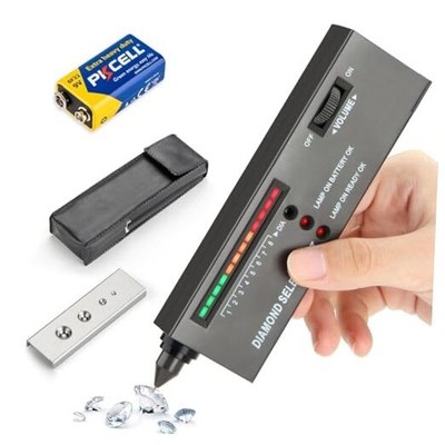 Diamond Tester, Professional Jewelers' Gemstone Detector, High Battery Powered