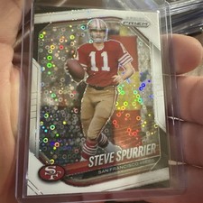 Steve Spurrier 2025 Panini Prizm White Disco San Francisco 49ers #157