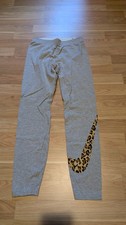 Nike Animal Leopard Leggings Grau Gr. S