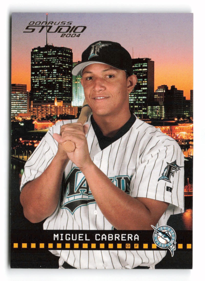 2004 Donruss Studio #82 Miguel Cabrera Florida Marlins