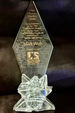 1980 USA Gold Medal Hockey Hall of Fame Induction Trophy for Mark Wells