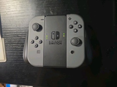 Nintendo Switch grey Joy-Con pair with Charger TESTED & WORKING 