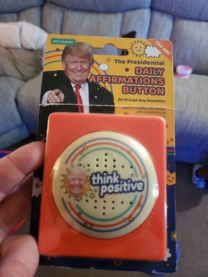 daily affirmations button by orange guy novelties