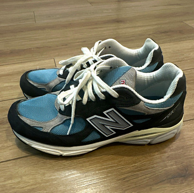 New Balance Teddy Santis x 990v3 Made in USA.  Men s Size 12.  Navy Castlerock