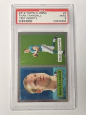 2012 Topps Chrome RYAN TANNEHILL 1957 Inserts PSA 9 MINT Rookie card #8 Dolphins. rookie card picture