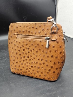 Genuine Leather Borse In Pelle Small Purse Ostrich Vtg Quality Made In  Italy