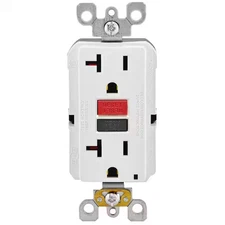 Leviton R12-GFNT2-0RW 20Amp Electrical Outlet