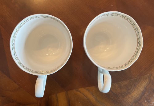 2 qty Noritake Large Mugs 3 5/8" Royal Orchard Porcelain Japan 9416 - Picture 5 of 9