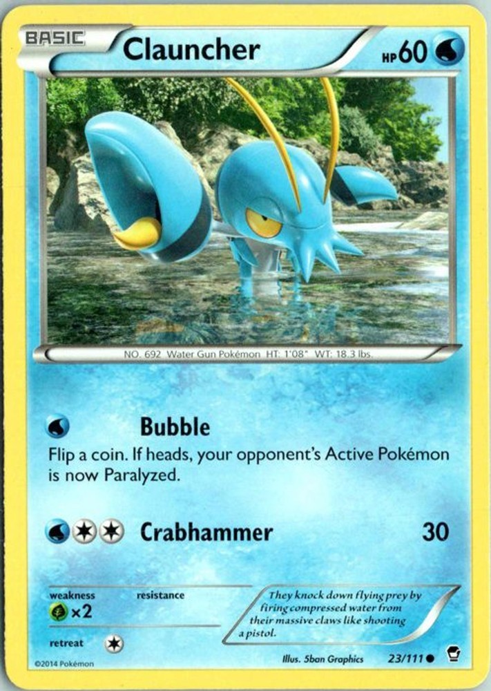 Clauncher 23/111 XY - Furious Fists - NM