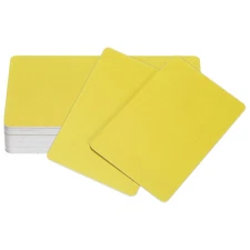 20Pcs Inkjet PVC ID Cards, Smooth Double Side Card for Inkjet Printer, Yellow