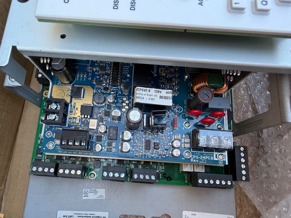 Placa Panel Control Alarma Incendio NOTIFIER CPU2-640 (NUEVA) Foto 2 de 3