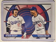 2025 Topps Series 2 Dynamic Duos Shohei Ohtani/Mookie Betts LA Dodgers #DD-2
