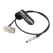 BNC Right Angle to 4-Pin Timecode Input Adapter Cable for Red Epic Scarlet 50cm