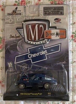 1/64 M2 DETROIT MUSCLE 1966 CHEVROLET CORVETTE 427 Dark Blue  MINT/NM VHTF RARE