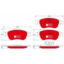 Satz Bremsbeläge Bremsklötze vorne für Renault Megane 3 BZ0/1 DZ0/1 | 902805