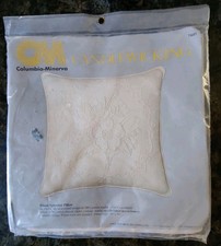 Columbia Minerva CM 7445 Candlewicking Floral Slendor Pillow Kit Unopened