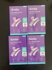 4x iSmile Teeth Whitening Strips Coconut Flavored 28 Strips Per Box EXP 3/2026
