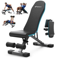 MERACH Weight Bench, Foldable Weight Benches for Home Gym with 990 LBS, Adjus...