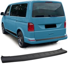 Produktbild - ABS Ladekantenschutz Stoßstange Schwarz für VW Bus T5 T6 mit Heckklappe