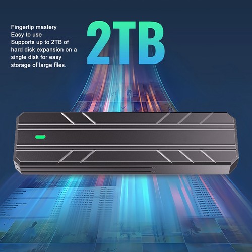 M.2 Nvme SSD-Gehäuse USB 3.1 10Gbps Unterstützt 2Tb Plug & Play SSD-Gehäuse KUI - Photo 17/24