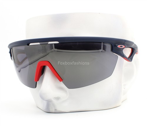Oakley Sphaera Sunglasses OO9403-1336 Team USA Navy Blue Red Prizm Black w/case