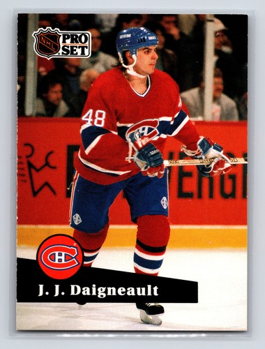1991 Pro Set J.J. Daigneault #124 card